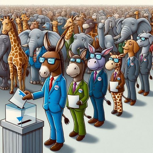 Elections Are Here: Exploring Political Landscape Through the Lens of Voting Donkeys