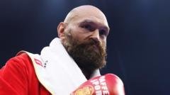 Fury hints Usyk trilogy bout will be at Wembley in April​​