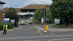 Boy, 4, dies after being hit by bus outside hospital​​