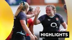 England warm up for World Cup with ruthless 15-try win over Spain​​