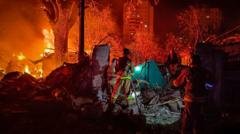 Ukraine and Russia strikes hit homes and oil depot near Black Sea​​
