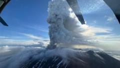 Russian volcano erupts for first time in over 500 years​​