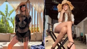 Jennifer Lopez sizzles in string bikini while basking under Egypt sun​​