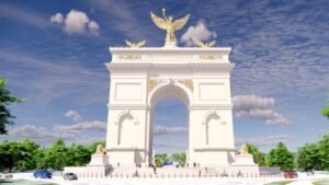 Golden eagles, lions and a winged Lady Liberty top Trump’s proposed 250-foot DC Triumphal Arch designs