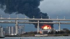 Oil facilities hit in deadly overnight attack on St Petersburg​​